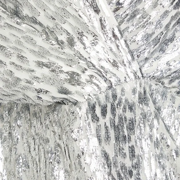 ba&sh Silver Metallic Mini Dress - Picture 5 of 9